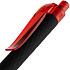 Ручка шариковая Prodir QS01 PRT-P Soft Touch, черная с красным - Фото 5