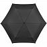 Зонт складной TS220 с безопасным механизмом, черный - Фото 2