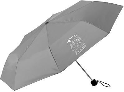 Зонт Picau c трафаретной печатью фольгой (Серый) Зонт Picau c трафаретной печатью фольгой (Серый)