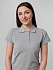 Рубашка поло женская Virma Premium Lady, серый меланж - Фото 10