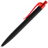 Ручка шариковая Prodir QS01 PRT-P Soft Touch, черная с красным - Фото 2