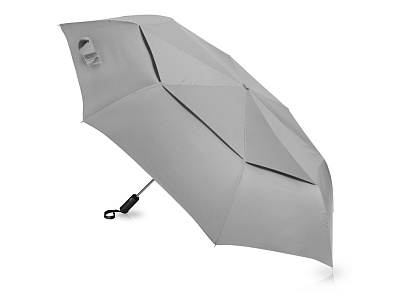 Зонт складной Canopy с большим двойным куполом (d126 см) (Серый)