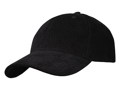 Бейсболка Hutton из переработанного хлопка (Чёрный) Бейсболка Hutton из переработанного хлопка (Чёрный)