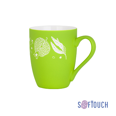 Кружка "Trend" с гравировкой по окружности, покрытие soft touch (Зеленое яблоко) Кружка "Trend" с гравировкой по окружности, покрытие soft touch (Зеленое яблоко)